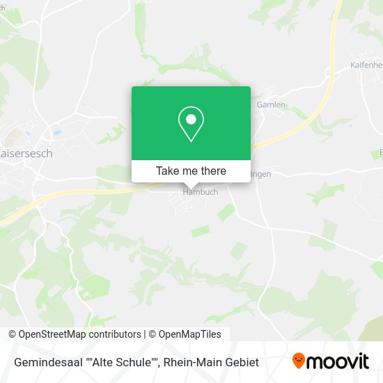 Карта Gemindesaal ""Alte Schule""