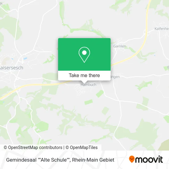 Карта Gemindesaal ""Alte Schule""