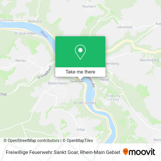 Карта Freiwillige Feuerwehr Sankt Goar
