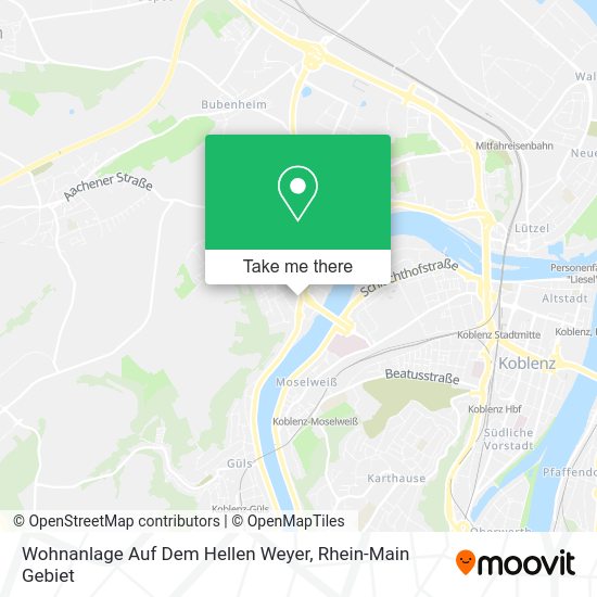 Карта Wohnanlage Auf Dem Hellen Weyer