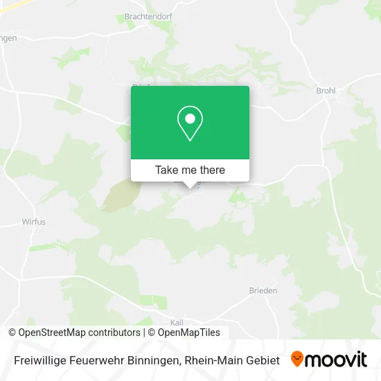 Карта Freiwillige Feuerwehr Binningen
