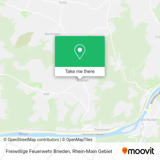 Карта Freiwillige Feuerwehr Brieden