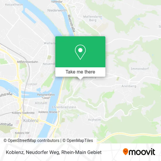 Карта Koblenz, Neudorfer Weg