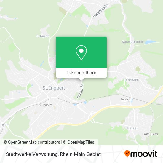 Карта Stadtwerke Verwaltung