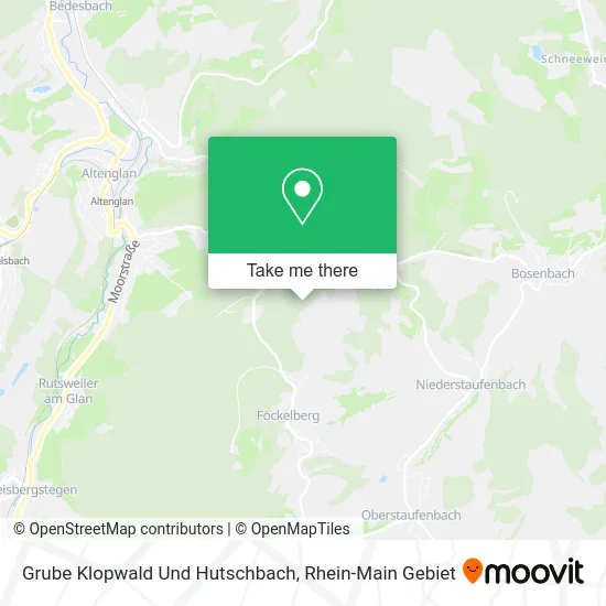 Карта Grube Klopwald Und Hutschbach