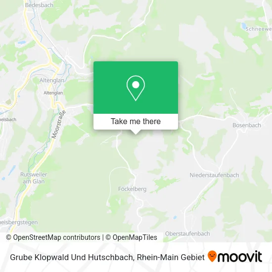 Карта Grube Klopwald Und Hutschbach