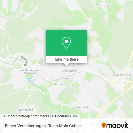 Карта Basler Versicherungen