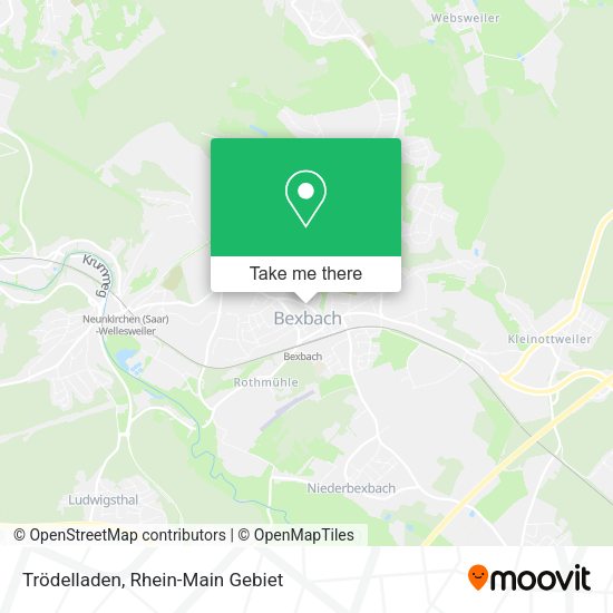 Карта Trödelladen