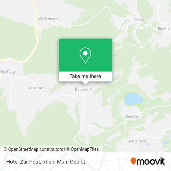 Карта Hotel Zur Post