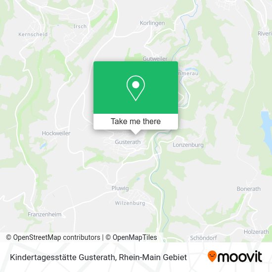 Карта Kindertagesstätte Gusterath