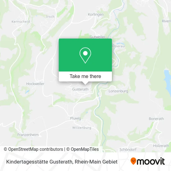 Карта Kindertagesstätte Gusterath