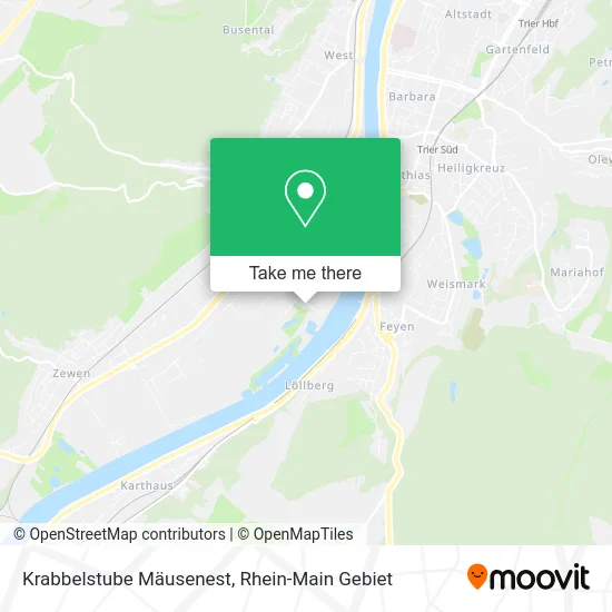 Карта Krabbelstube Mäusenest