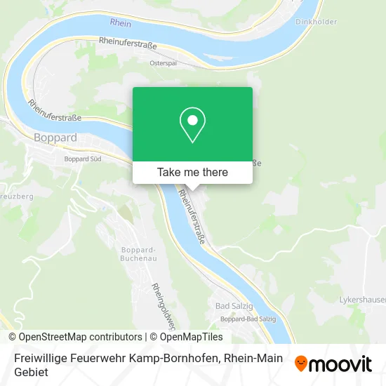 Карта Freiwillige Feuerwehr Kamp-Bornhofen