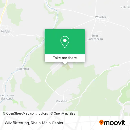 Карта Wildfütterung