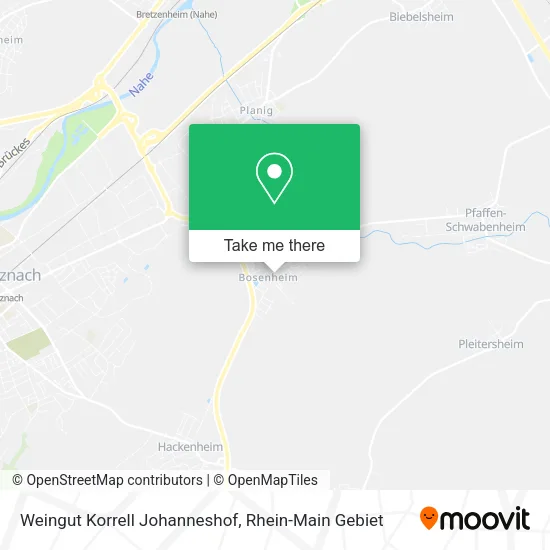 Карта Weingut Korrell Johanneshof