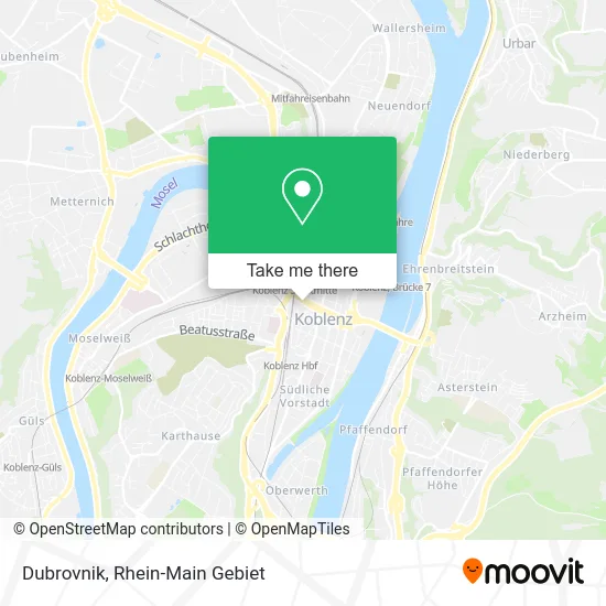 Карта Dubrovnik