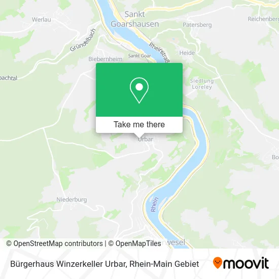 Карта Bürgerhaus Winzerkeller Urbar
