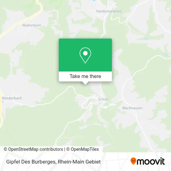 Карта Gipfel Des Burberges