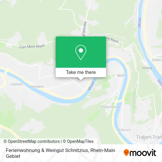 Карта Ferienwohnung & Weingut Schnitzius