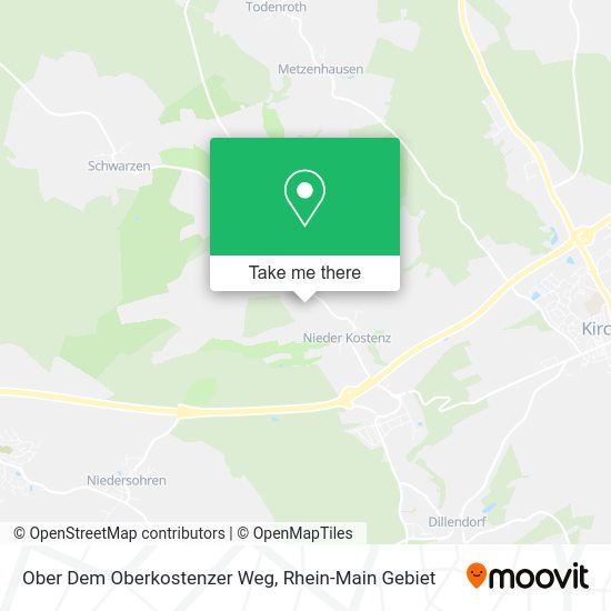 Карта Ober Dem Oberkostenzer Weg