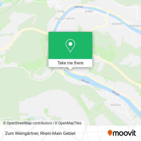 Карта Zum Weingärtner