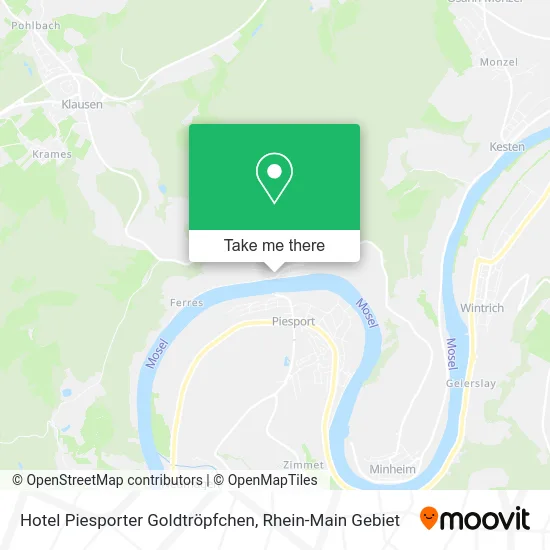 Hotel Piesporter Goldtröpfchen map