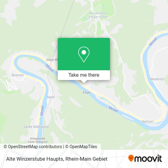Карта Alte Winzerstube Haupts