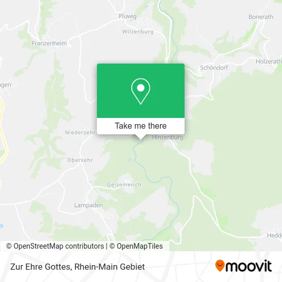 Карта Zur Ehre Gottes