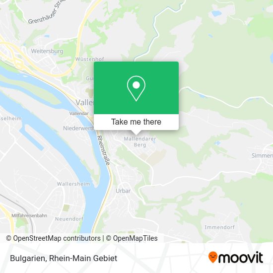 Карта Bulgarien