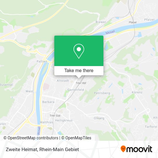 Карта Zweite Heimat
