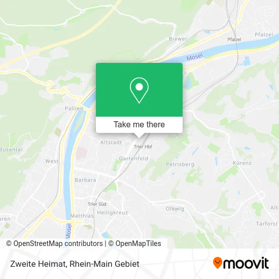 Карта Zweite Heimat