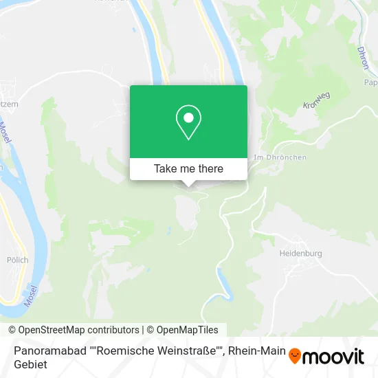 Карта Panoramabad ""Roemische Weinstraße""