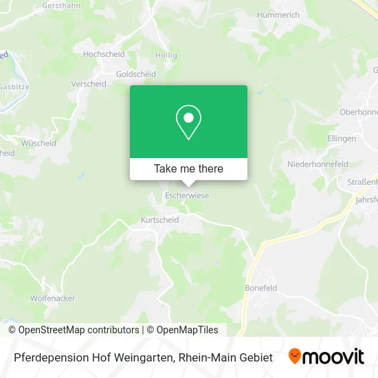 Карта Pferdepension Hof Weingarten