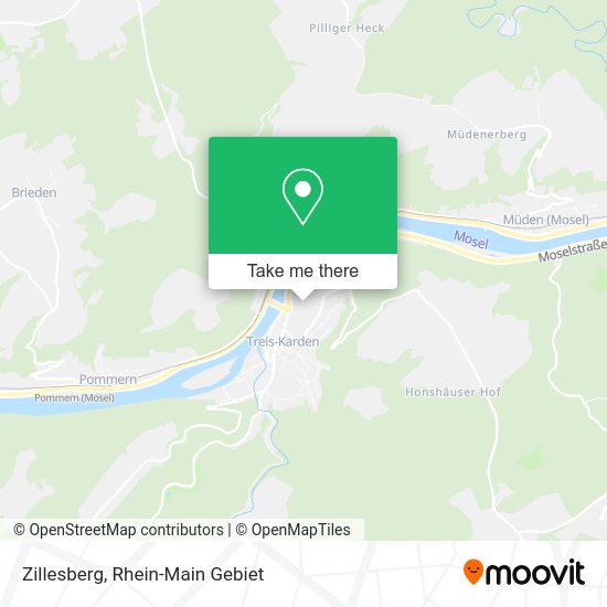 Карта Zillesberg