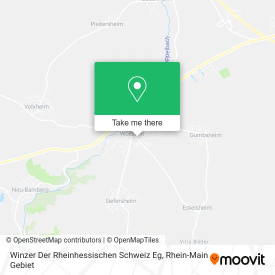 Карта Winzer Der Rheinhessischen Schweiz Eg