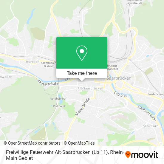 Карта Freiwillige Feuerwehr Alt-Saarbrücken (Lb 11)