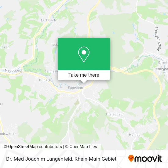 Карта Dr. Med Joachim Langenfeld