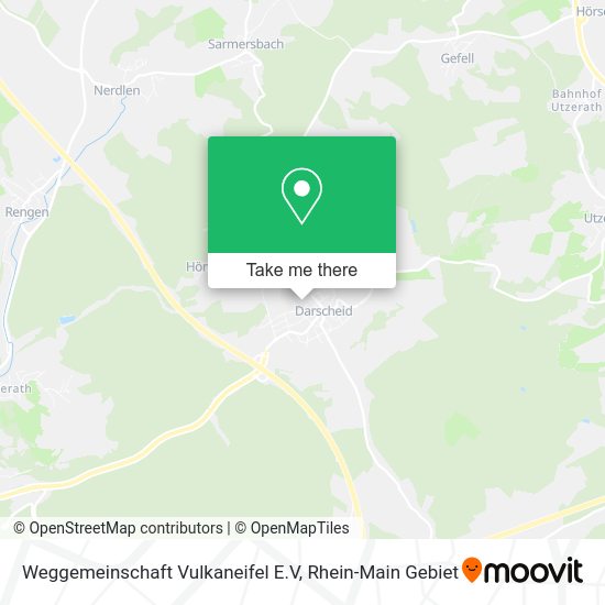 Карта Weggemeinschaft Vulkaneifel E.V