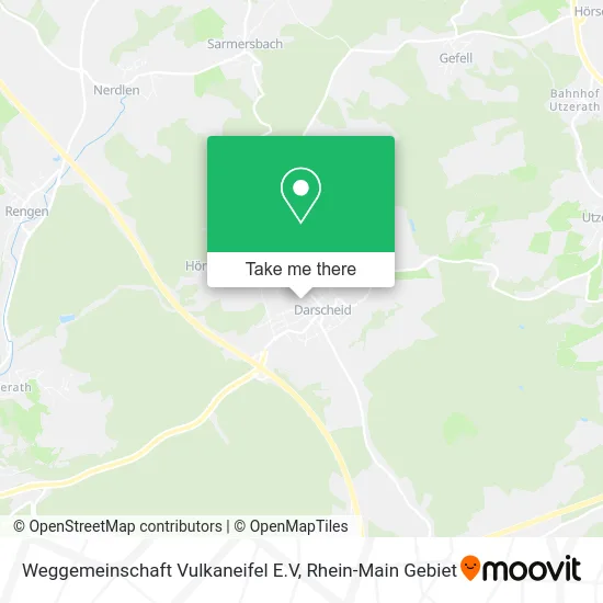 Карта Weggemeinschaft Vulkaneifel E.V