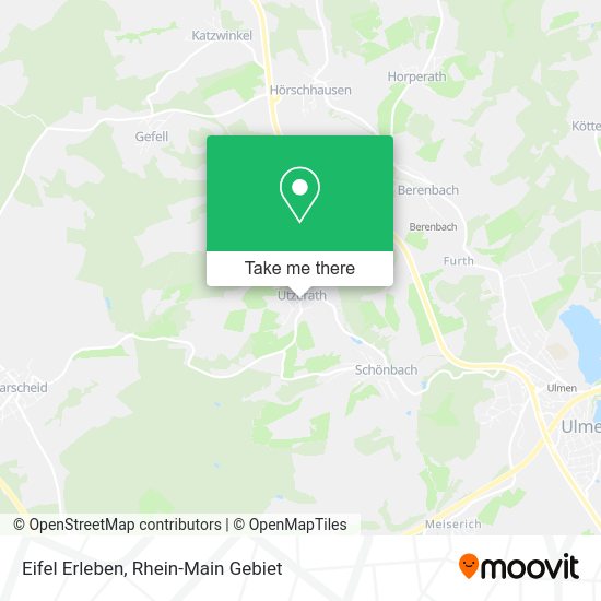 Карта Eifel Erleben