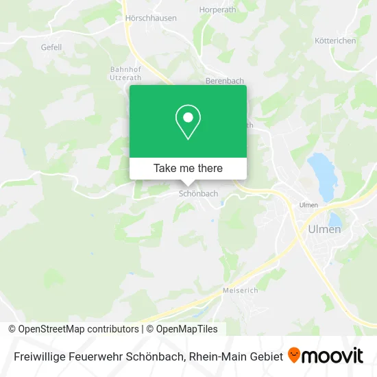 Карта Freiwillige Feuerwehr Schönbach