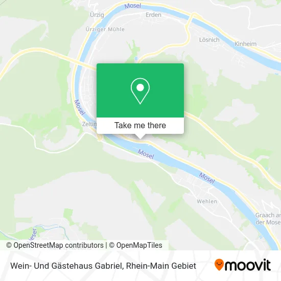 Карта Wein- Und Gästehaus Gabriel