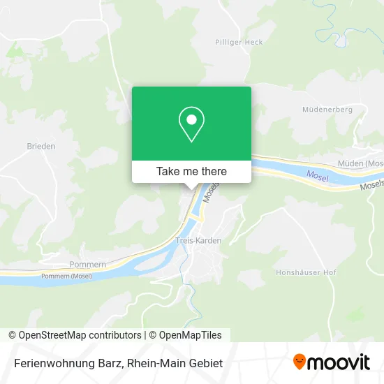 Карта Ferienwohnung Barz