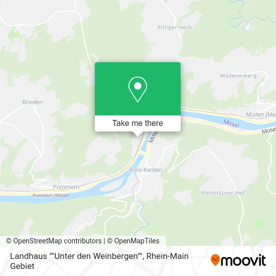 Карта Landhaus ""Unter den Weinbergen""