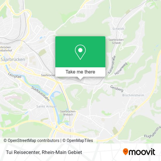 Карта Tui Reisecenter