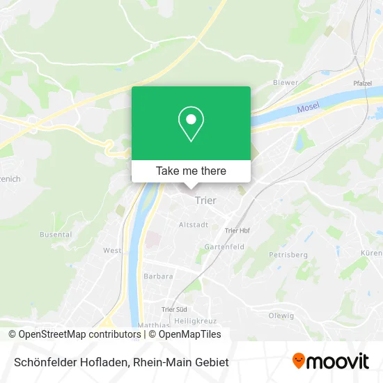 Карта Schönfelder Hofladen