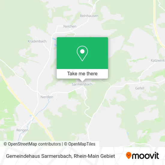 Карта Gemeindehaus Sarmersbach
