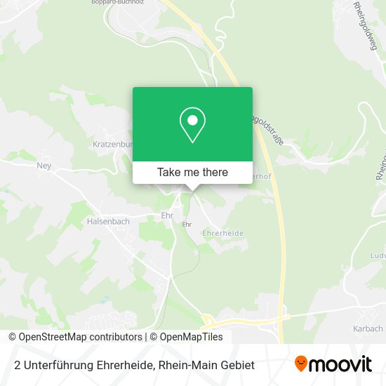 Карта 2 Unterführung Ehrerheide