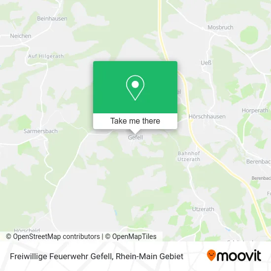 Карта Freiwillige Feuerwehr Gefell