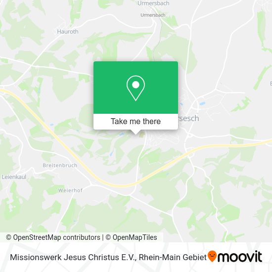 Карта Missionswerk Jesus Christus E.V.